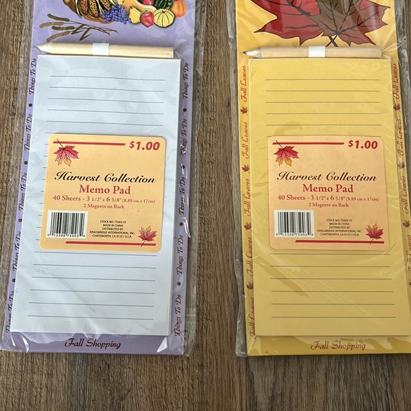 NWT set of 2 magnetic memo pads - Picture 3 of 5